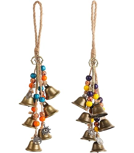 Amazon.com: Iron Wrought Bell Chime Handmade Brass Finish Wall