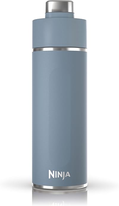Ninja Thirsti 530 ml Water Bottle Blue Triple Insulated Leak-Proof Lid