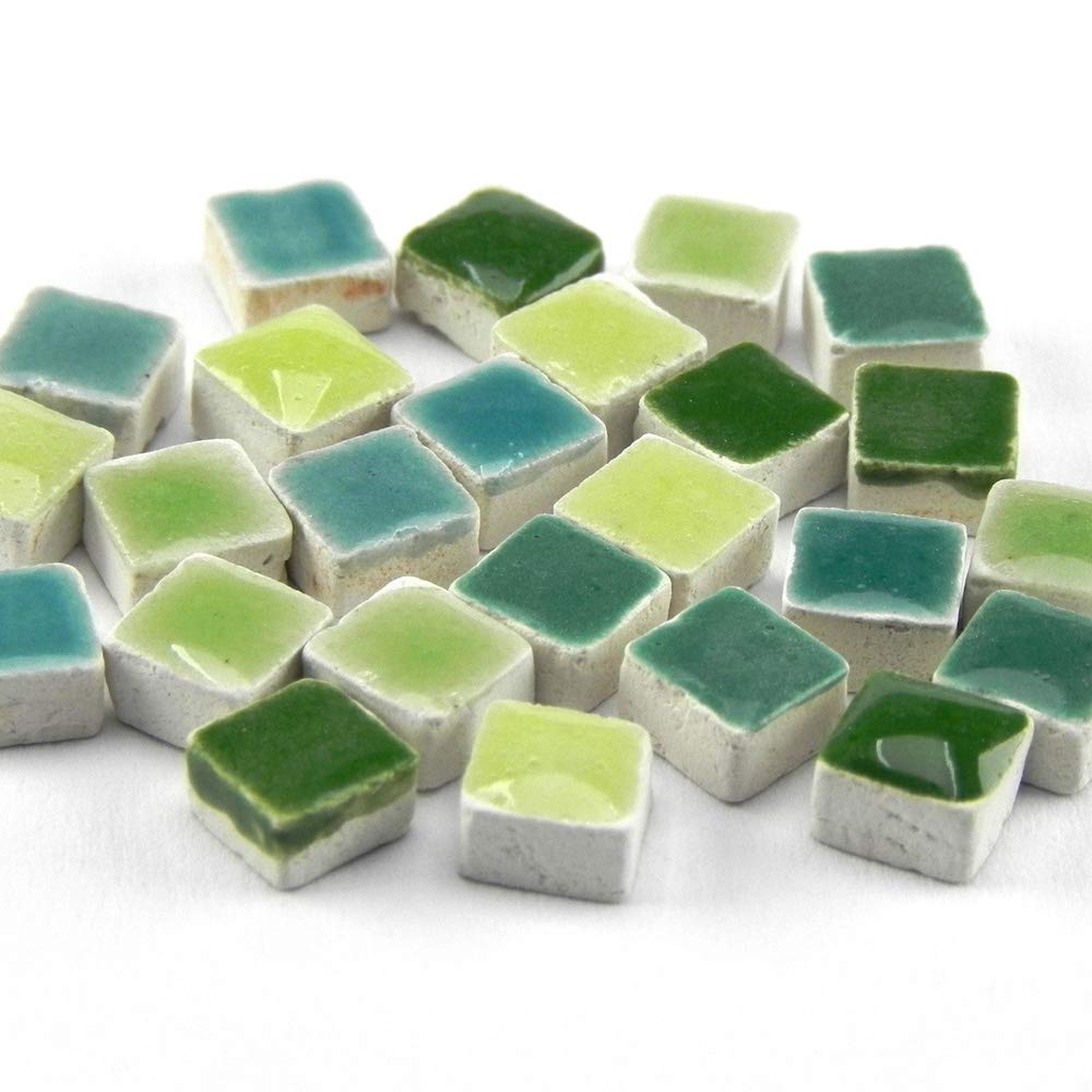 Mosaic-Minis (5x5x3mm), 5.000 pieces, mix green, MXVR