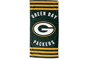 Northwest NFL Green Bay Packers Unisex-Adult Beach Towel, 30" x 60", Stripes