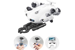 【2024 New】FIFISH V-EVO 4K60FPS Underwater Drone with Robotic Arm, with Removable SD Card, QYSEA AI Vision Lock 360° Omnidirec