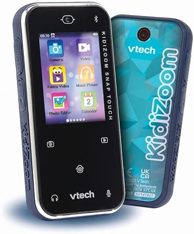 VTech KidiZoom Snap Touch Blue 5 MP Camera Pocket Smartphone Toy