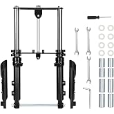Mini Bike Suspension Kit Replacement for Coleman CT100U,Universal | Small Motorcycle Shock Absorber Fork Frame Upgrade Kit (Black)