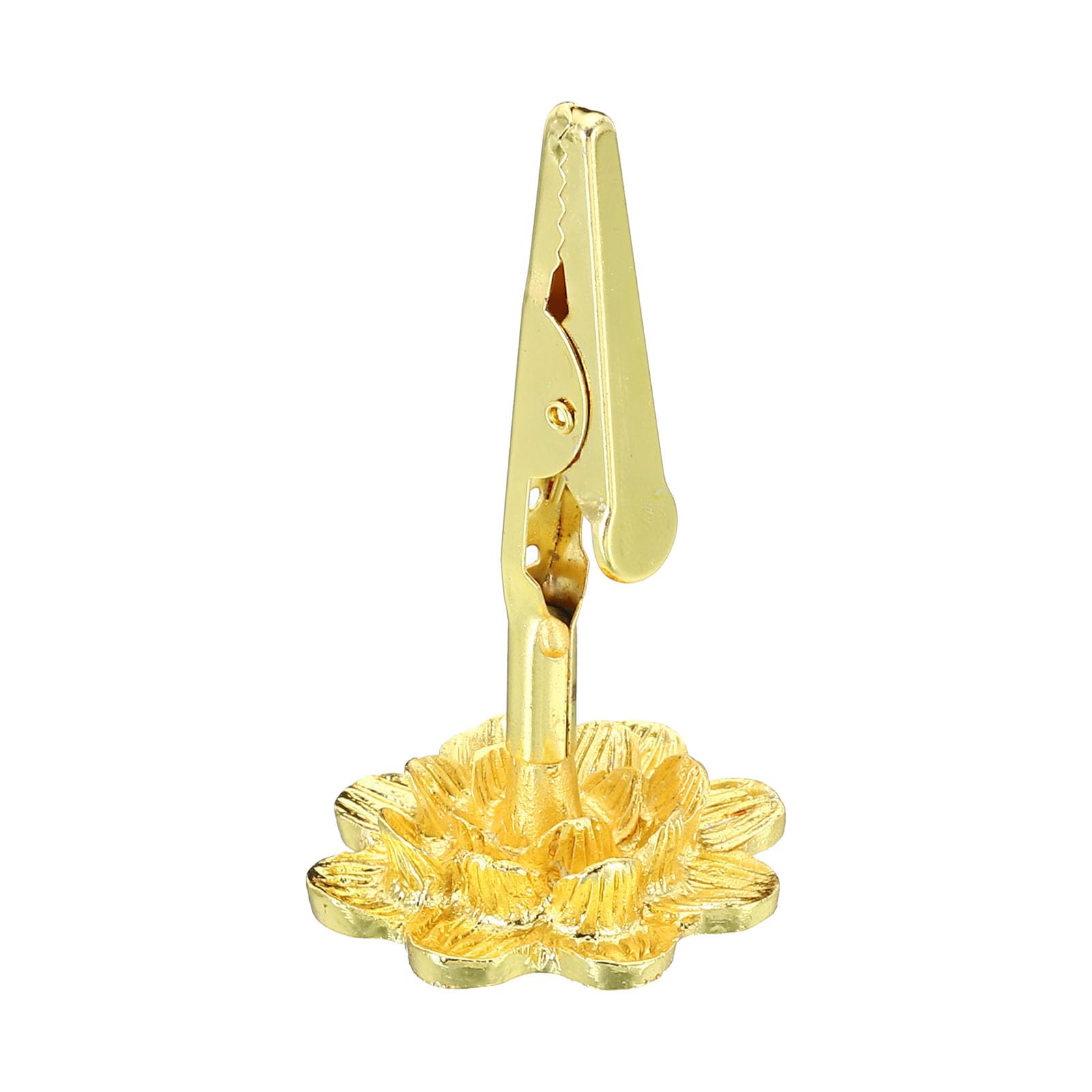 PATIKIL Incense Holder Clip, Brass Incense Stick Holder Incense Burner Stand Base for Yoga Spa Room Home Office, 1.5"x2.4"