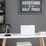 Avantree HS102 Aluminum Headphone Stand Hanger Cable Holder Black Desk Mount view 6