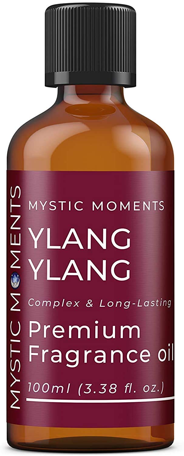 Mystic Moments | Ylang Ylang Fragrance Oil - 100ml - Perfect for Soaps, Candles, Bath Bombs, Oil Burners, Diffusers and Skin & Hair Care Items