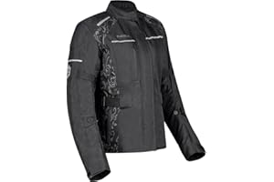 PANDA CYCLE GEAR Motorcycle Jacket for Women Waterproof All Season CE Armored for Enduro Dual Sports Riding Touring Adventure Motorbike Jacket