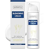 Skin Bleaching Cream, Lightening Cream with Vitamin C for Body Intimate Areas, Dark SpotCorrector for Intimate Part, Underarms, Inner Thigh, Knees, Elbows, Bikini Line (1.7 fl oz)