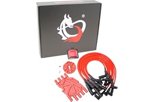 AIP ELECTRONICS DRAGON FIRE PERFORMANCE Ignition Power Pack Kit Direct Replacement Coil Plug Wires Cap and Rotor Compatible With 1996-2002 Chevrolet GMC SB 5.0L 5.7L 350 305 V8 Vortec Oem Fit Kit-1515