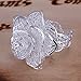 NYKKOLA Jewelry 925 Style Beautiful Classic Rose Flower Sterling Silver Ring(Q)