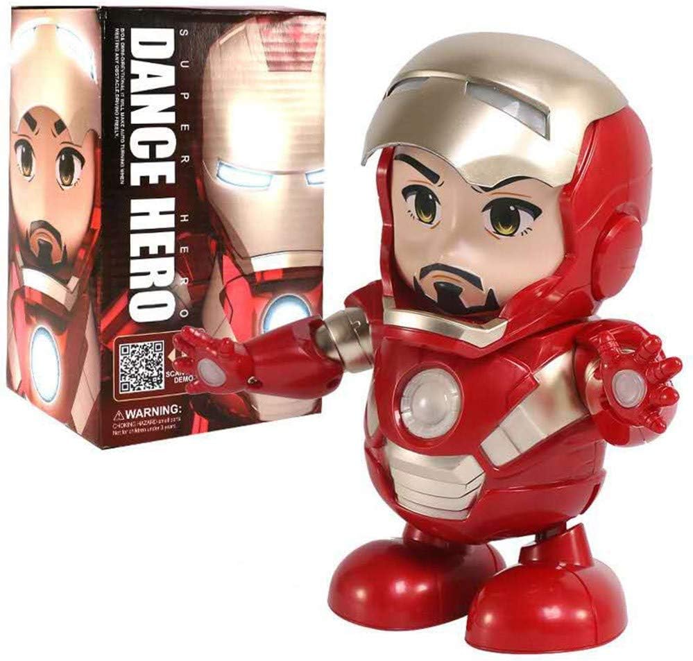 juguete de iron man que baila