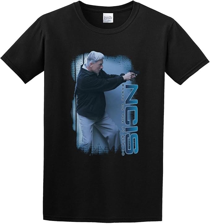 NCIS NCIS Drop It in Slate Slate T-Shirt Graphic Tee Shirt for Mens : Amazon.co.uk: Clothing
