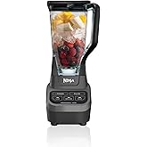 Ninja Professional Blender 1000W, Total Crushing Technology- Smoothies, Ice Crushing & Frozen Fruit, Full-Size Countertop Blender, 72-oz. Pitcher, Black & Grey, BL610