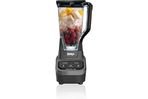 Ninja Professional Blender | Smoothie Blending, Drink Mixer, Grinder, Ice Crusher, Frozen Fruit Blending | 1000W Power, Total Crushing Technology, XL 72-oz. Pitcher | Black & Grey | BL610, Foundiny Score 82/100