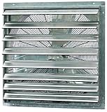 Iliving 30 Inch Single Speed Shutter Exhaust Fan, Wall-Mounted, 30