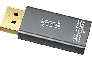 USB C to DP Converter for 8K 60Hz Video Bidirectional Casting for 3/4 to DisplayPort Adapter USB C to DisplayPort Adapter Hig