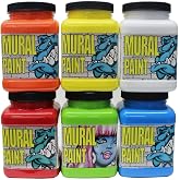 CHROMA Mural Paint 16 oz Set Of 6 Retro Replay (2571)