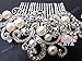 new fashion beautiful Silver Color bridal wedding hair comb pearl and crystal #5 by beautyxyz
