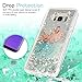 Compatible with Galaxy S8 Case, Galaxy S8 Glitter Liquid Case Protective Bumper Case Floating Bling Sparkle Quicksand Pretty Fashion Design for Samsung Galaxy S8, Cats Fish