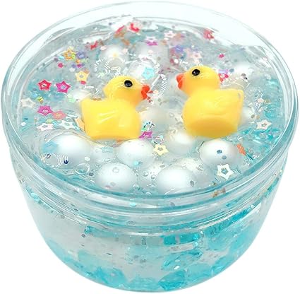 mixing slime and putty