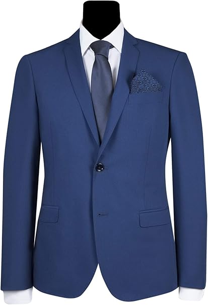 Simbols Abito Uomo Drop 8 Super Slim Fit Blu Royal Cod A10700 Taglia 42 Amazon It Abbigliamento