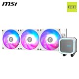 MSI MAG A13 360 AIO CPU Cooler - 360mm Radiator, ARGB Fans view 2