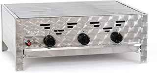 LAG Gasgrill 11kW mit Grillrost 3-flammig Gasgrill Grill Gastrobräter Profigrill Verein