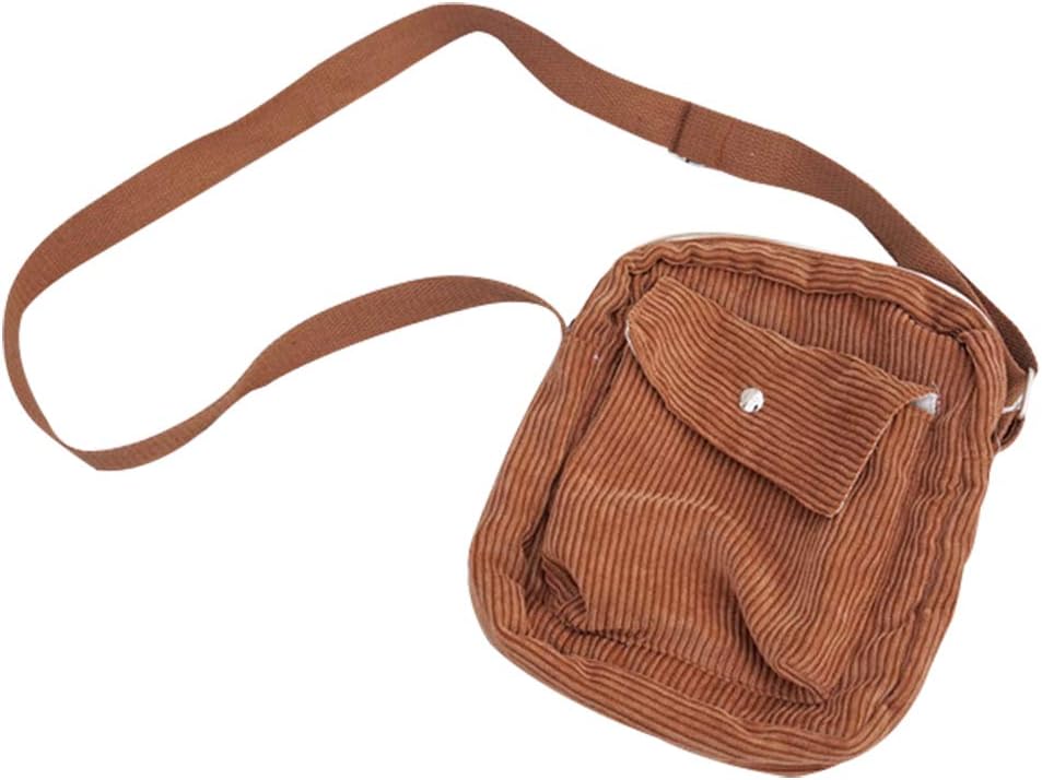 Ladies Bag College Wind Corduroy Shoulder Slung Women Small Square Bag 1PCS