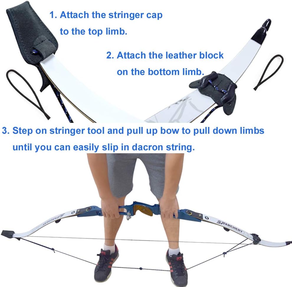 EOU Recurve Bow Stringer Archery Longbow Traditional Bows Stringer Tool