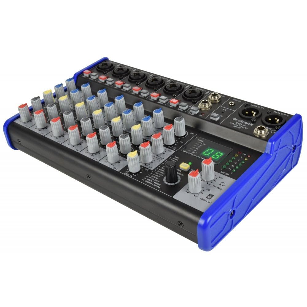 Citronic | CSD-8 Mixer With Built In Bluetooth Receiver & DSP Effects