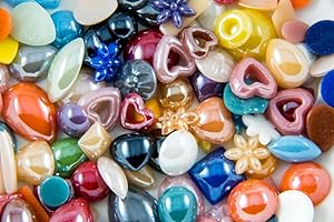 Devardi Glass COE 90 Millefiori Hi-Def Premium Fire-Polished Cab mix. 2 oz, Fusing, Mosaic