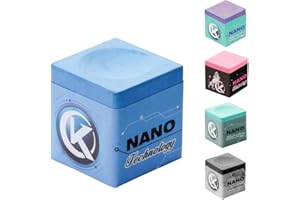 KONLLEN Pool Cue Chalk Nano Technology Billiard Chalk for Professional Tournament Dedicated Pool Chalk (Outstanding Performance, Reduce Miscue, Durable)