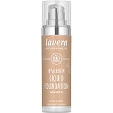 lavera Hyaluron Liquid Foundation - Warm Nude 03 - Foundation Make Up with Hyaluron &amp; Almond Oil for a Flawless Complexion - Face Make Up - PETA Certified - Vegan - Made in Germany - 1 Fl Oz