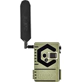 Covert Scouting Cameras Interceptor Pro Cellular Trail Camera - 20MP 1080p HD Video - Real-Time Wireless Transmission - GPS 0.4s Trigger 90ft Night Vision Flash - 2" Screen QR Setup - Green