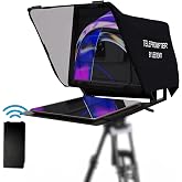 Leeventi Teleprompter 4.0 12" Compatible with iPad, Tablet, Smartphone and DSLR Camera, Remote or App Control, Compatible with Android and iOS, Ideal for Video Recording, Aluminum Alloy