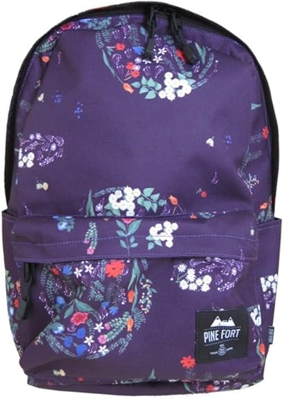 Amazon Super Hakka スーパーハッカ リープガーデンプリントリュック Bag バッグ リュックサック フラワー 花柄 ショルダー 商品番号 パープル Super Hakka スーパーハッカ バッグ スーツケース