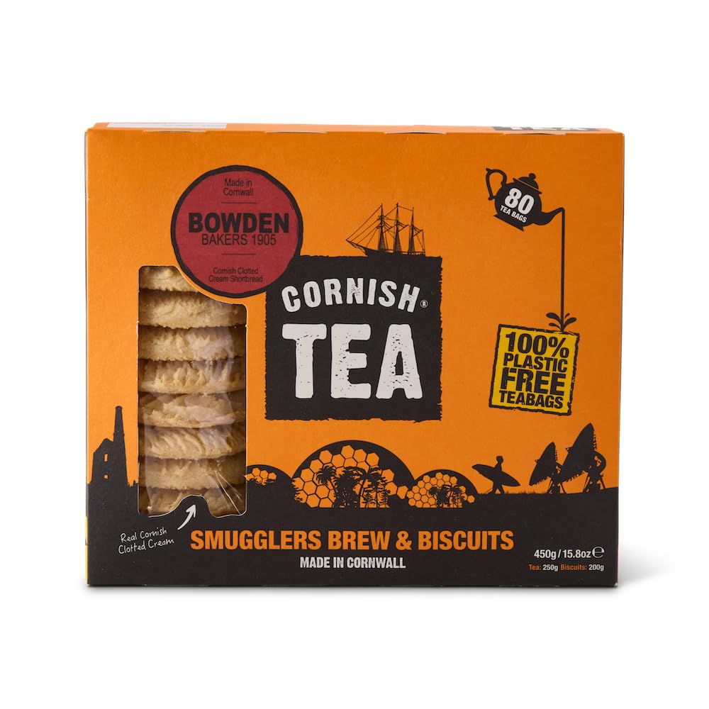 Cornish Tea and Clotted Cream Shortbread Biscuit Gift Set