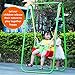 Toddler Swing Seat RESTAR 3-in-1 T-Bar Indoor and Outdoor Safe and Secure Swing Set Playing for Fun Perfect for Infants,Babies and Toddlers(Yellow/Red/Green)