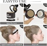 LOPHE Instantly Hairline Powder Dark Brown Hairline Concealer Pen Mirror Puff view 5