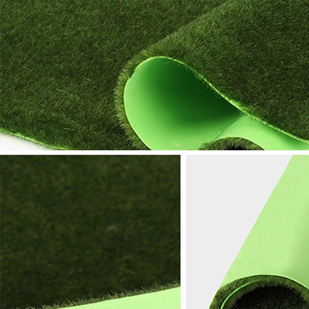 Yangguang ZENGAI Rugs Lawn, Green Wall Green Moss Plants, Artificial Lawn Green Scene Window Display Fake Moss Floor mats (Size : D-100 * 100cm)