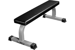 Valor Fitness Flat Weight Benches- Flat Weight Benches with High Density Padding and Solid Steel Frame - Home Gym Equipment