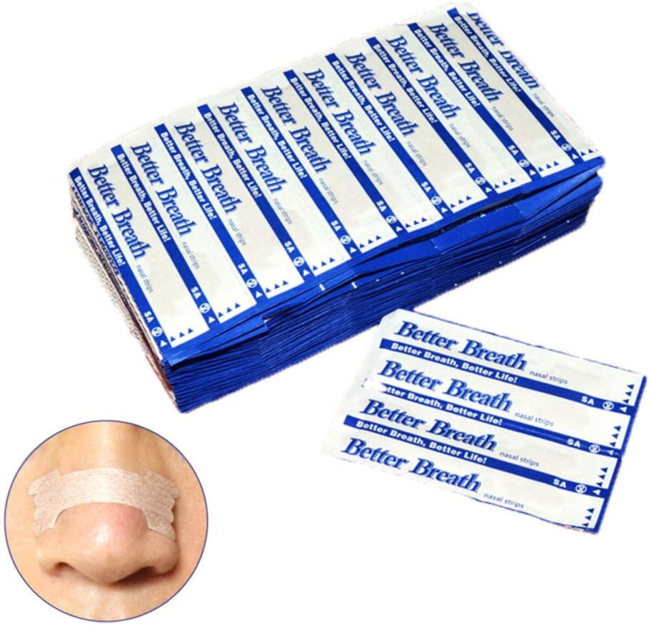 100 Count Nasal Strips Breathe Easy Stop Snoring Help Sleeping (66mm*19mm), 100 Count (Pack of 1) - Image 3