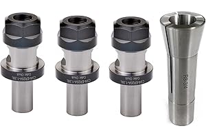 Smowfes M12 R8 ER20 Chuck Chuck Kit 3PCS 3/4 ER20 1.38 TTS Tool Holder For CNC Milling Tool Holder Engraving Machine Lathe Mill Spring Electric tool accessories