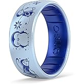 Enso Rings Etched Marquee Silicone Ring - Ultra Comfortable Holiday Rings