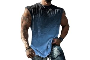 YIBIMOTTO Mens Shirts Tank Tops Quick Drying Muscle Tee Top Beach Cool Sleeveless Cool T-Shirts Athletic Running Undershirt F