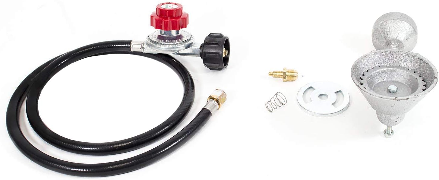 GasOne 50200+2109 Gas ONE High Pressure Cast-Iron Round Burner Head with Brass Fitting O : Garden & Outdoor