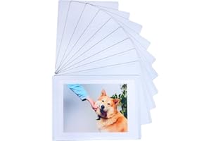 LAGIPA Magnetic Polaroid Picture Frame 2.5 x 3.5”, Instax Mini Photo Frame for Fridge, Photo Magnets for Refrigerator, Polaroid Frame for Photos, Photo Sleeve Pocket, Wallet Size Picture Frame, 10 Pack