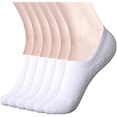 DIBAOLONG Womens No Show Socks Non Slip Flat Boat Line Low Cut Socks (6-12 Packs)