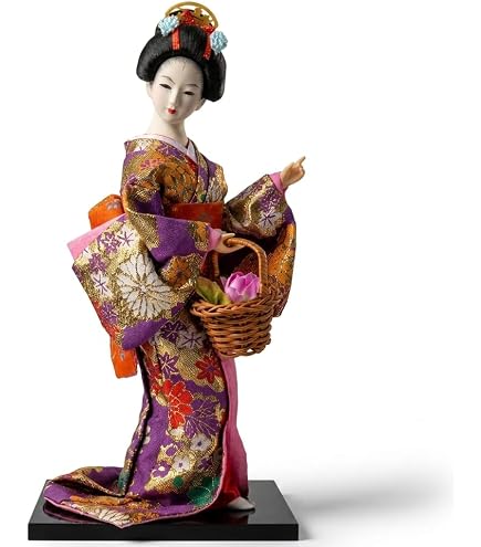 Amazon.com: Crysdaralovebi 30cm Japanese Geisha Silk furnishings