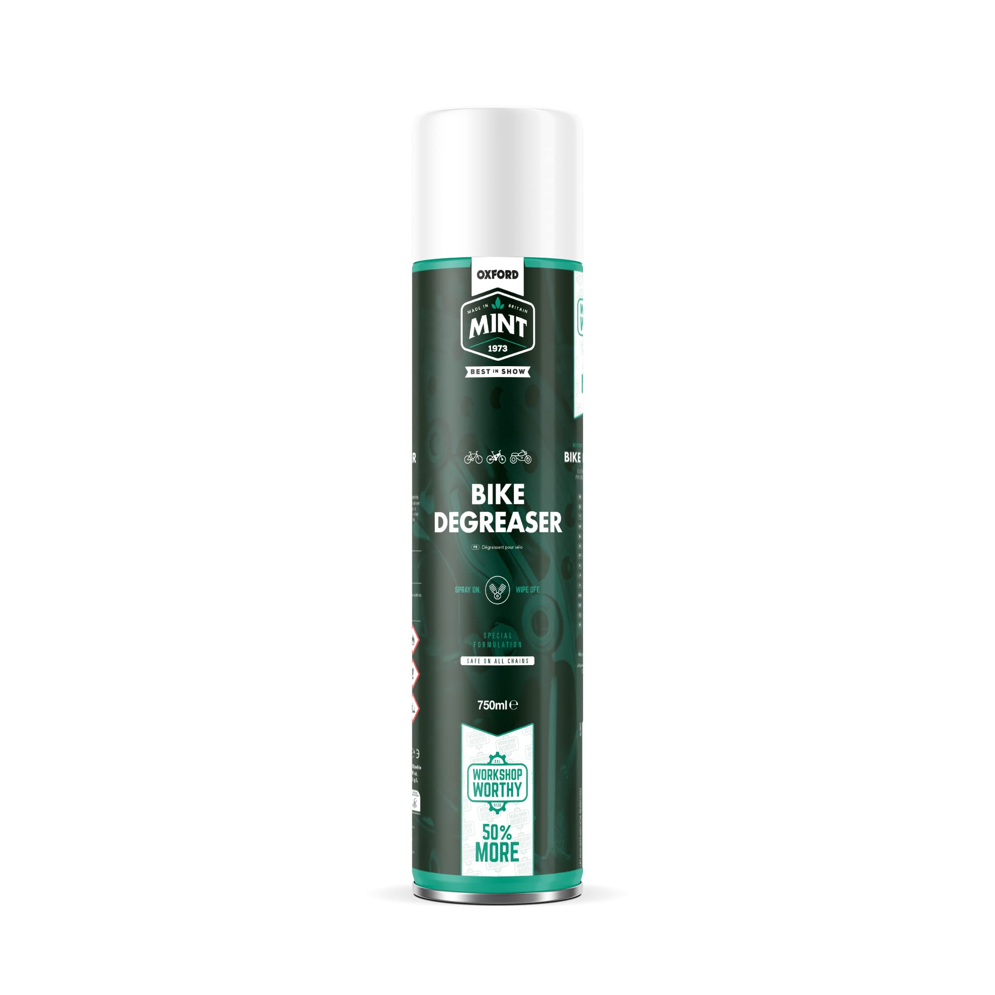 Oxford Mint Bike Degreaser, 750ml